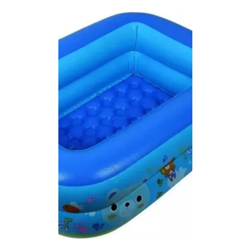 GENERICO - Piscina Cuadrada Inflable de Plástico para Niños 50 L