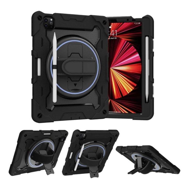 GENERICO - Funda Antishock con Soporte Giratorio para iPad 102