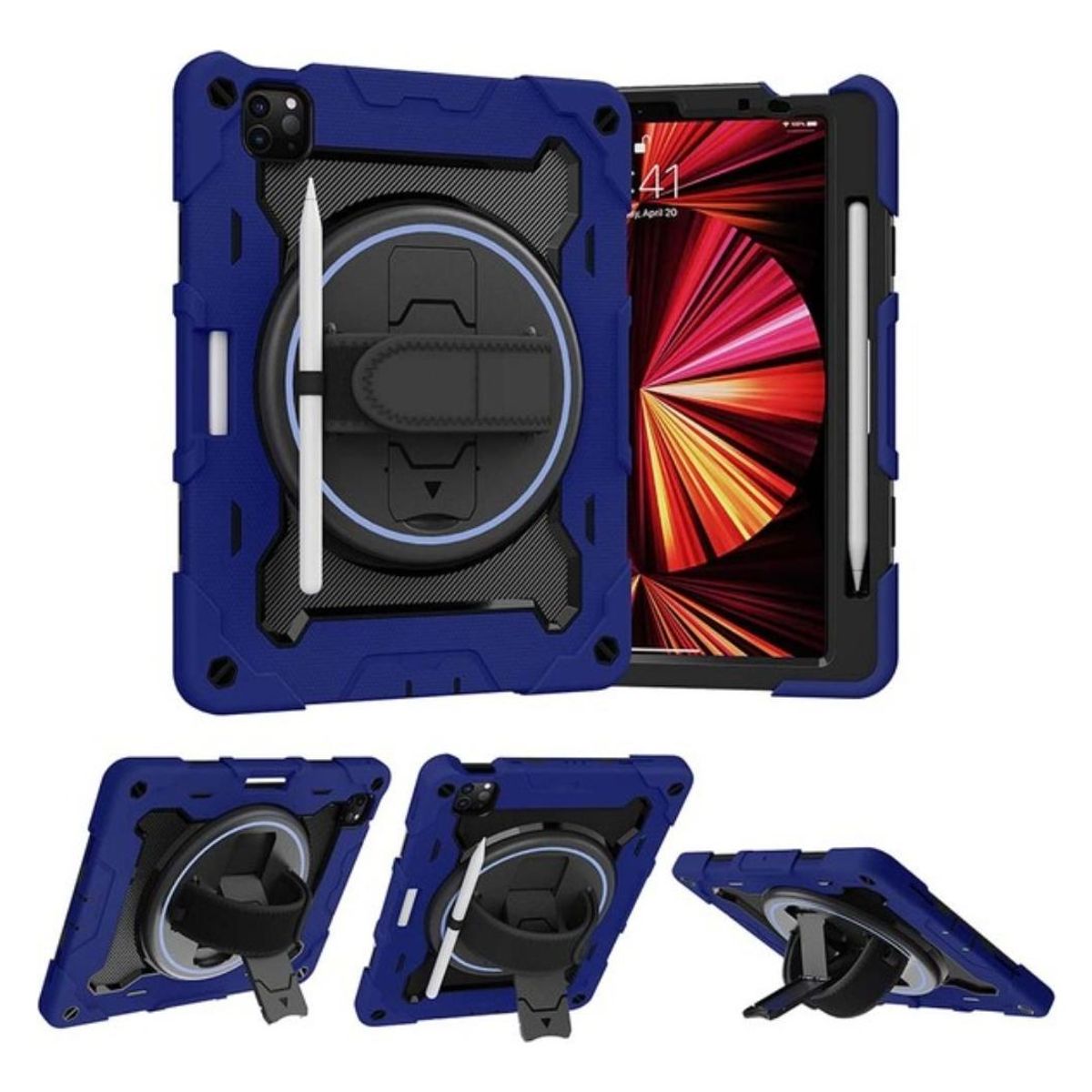 GENERICO - Funda Antishock con Soporte Ajustable para Tablet de 8