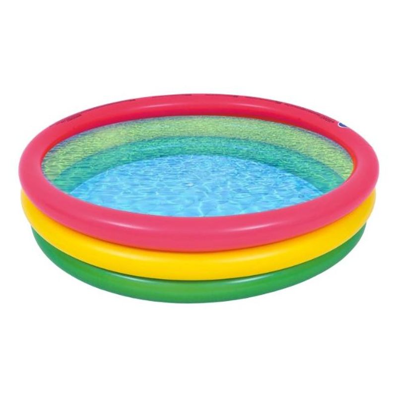 GENERICO - Piscina Inflable Redonda Tres Colores para Niños