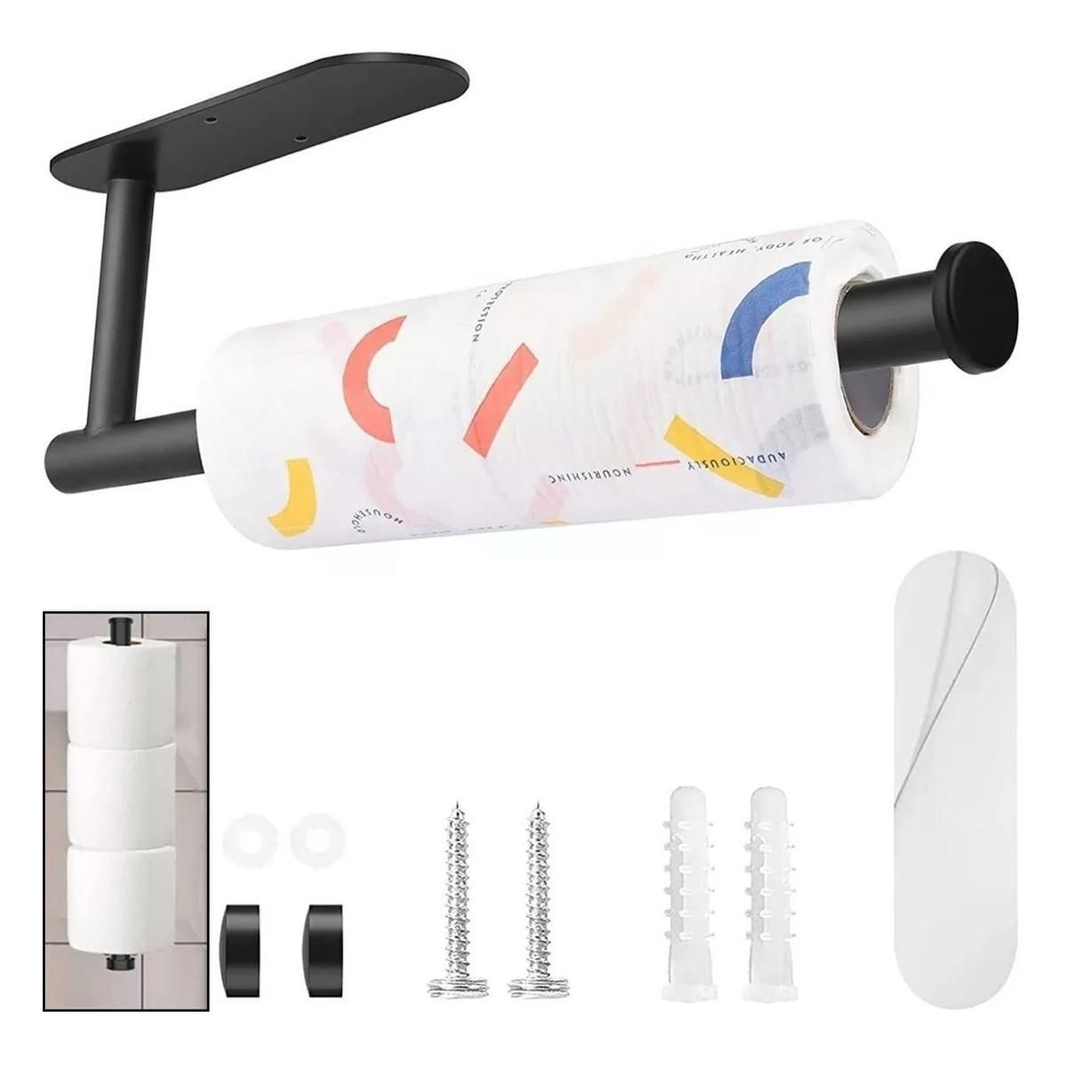 GENERICO - Soporte Elegante para Toallas de Papel en Acero Inoxidable