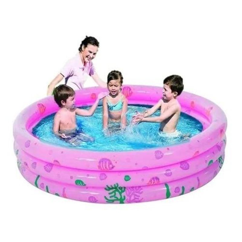 GENERICO - Piscina Inflable para Bebés Divertido Diseño Oceánico