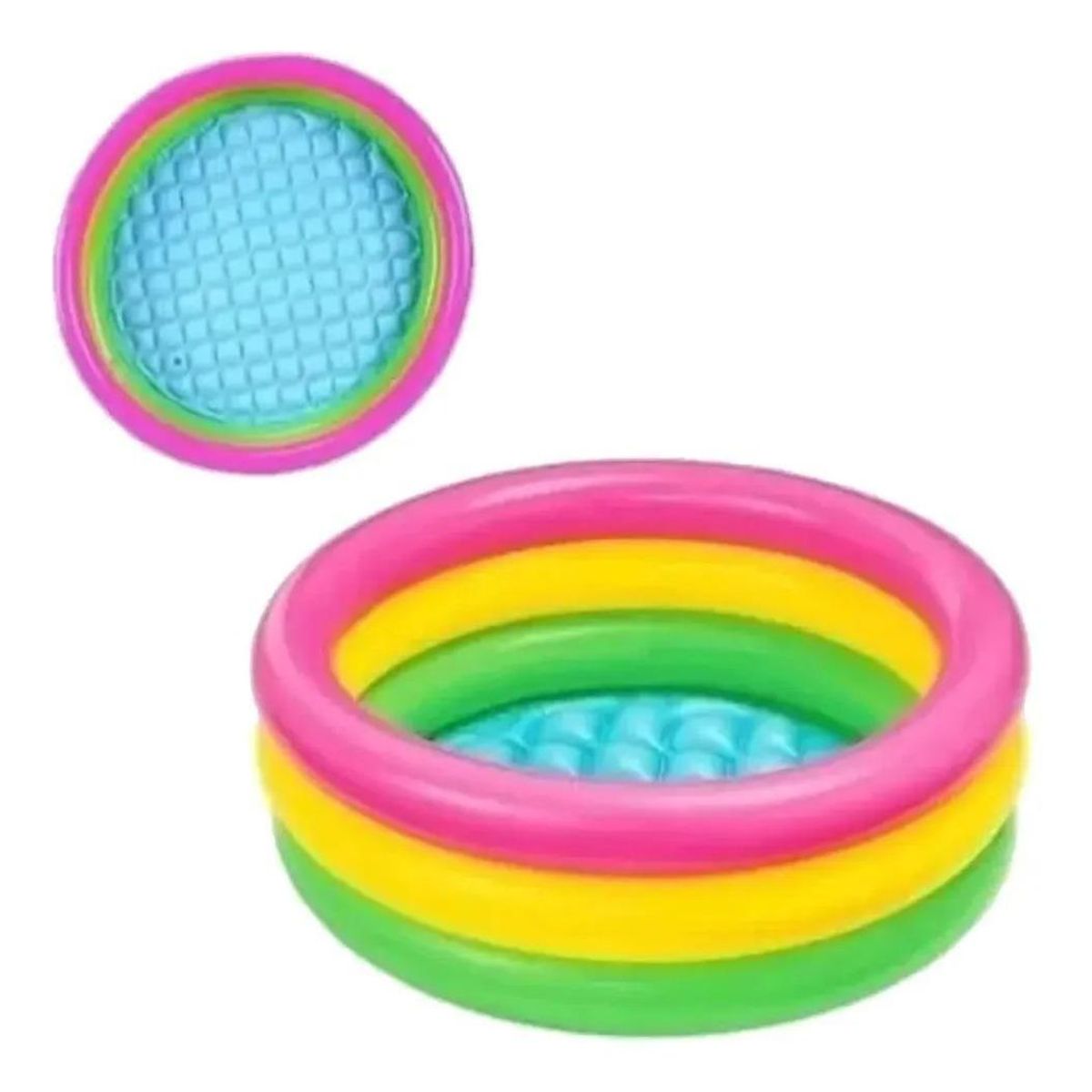 GENERICO - Divertidísima Piscina Inflable Redonda para Niños de Colores