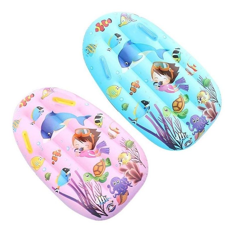 GENERICO - Cama Inflable para Niños con Asas y Gran Flotabilidad