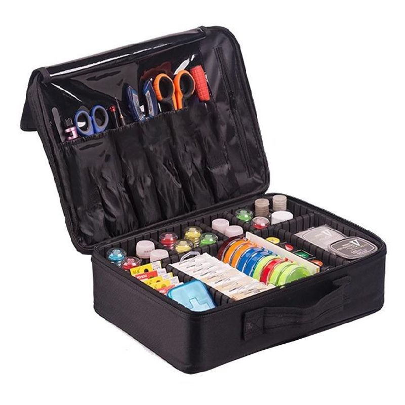 GENERICO - Estuche Organizador Multiuso con Compartimentos Ajustables