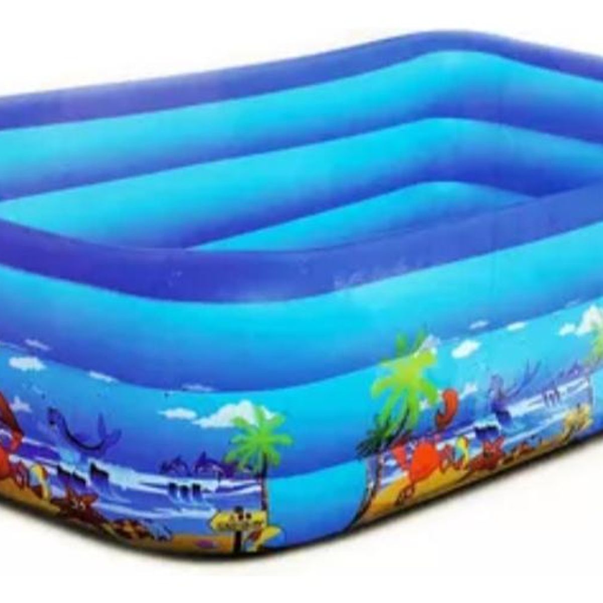 GENERICO - Piscina Inflable Cuadrada Extra Grande para Niños 180cm