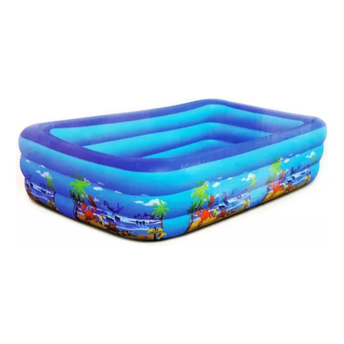 GENERICO - Piscina Inflable Cuadrada Extra Grande para Niños 180cm