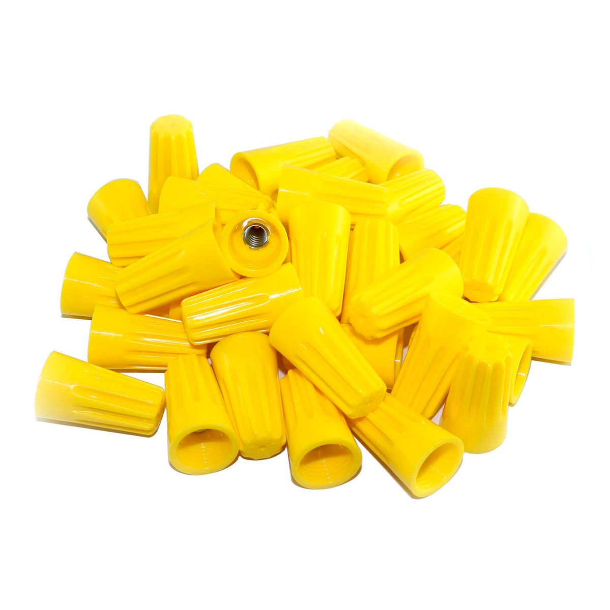 GENERICO - Conector Conico N° 44 Amarillo (Bolsa 100 Unidades)
