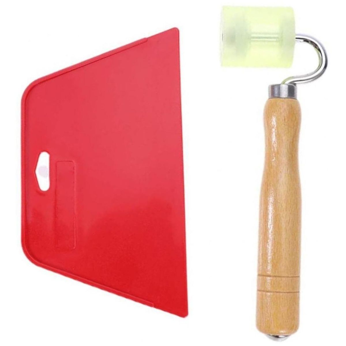 GENERICO - Rodillo y Rascador para Alisar Papel Tapiz y Murales