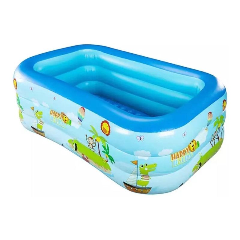 GENERICO - Piscina Inflable Rectangular para Juegos Acuáticos Infantil