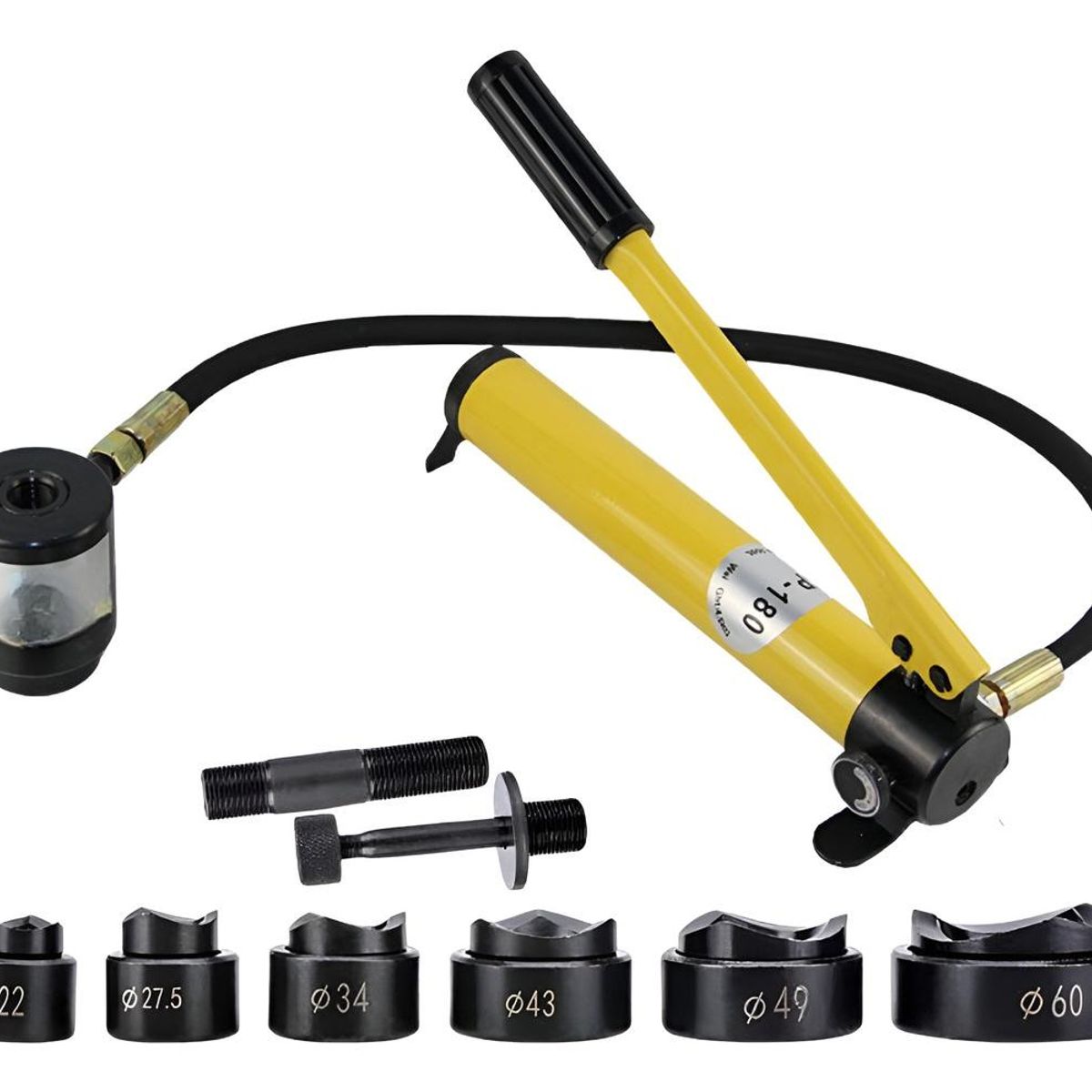 GENERICO - Perforadora Hidráulica Ergonómica para Agujeros de 22 a 60 mm