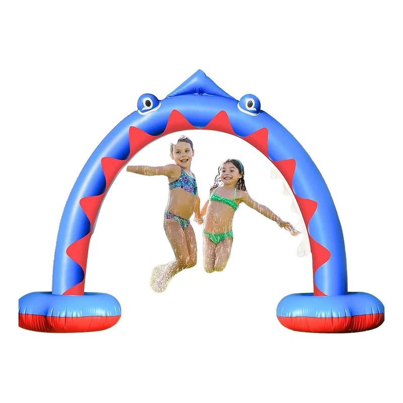 GENERICO - Aspersor Arcoíris Inflable para Diversión Veraniega
