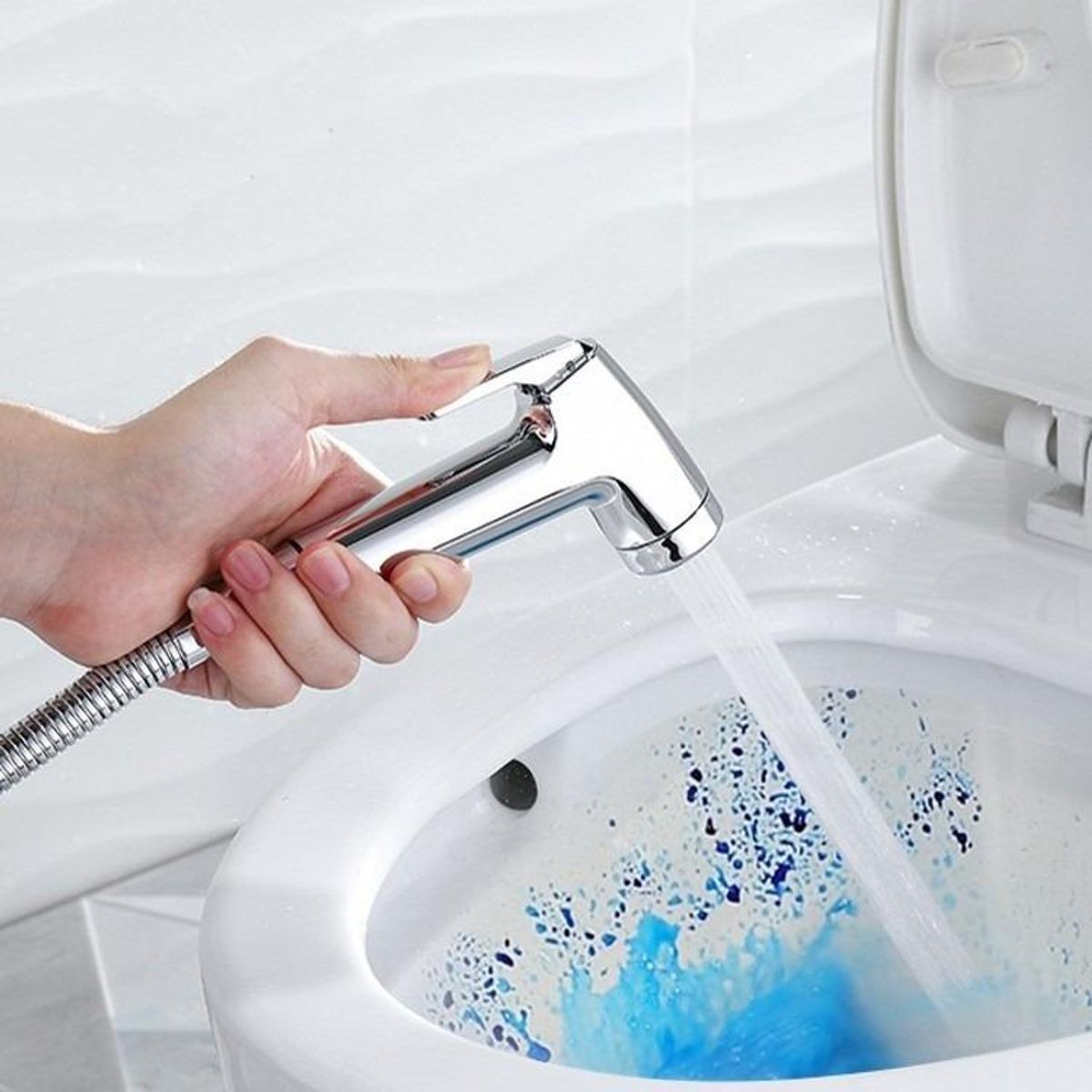 GENERICO - Ducha Bidet Ergonomica de Acero Inoxidable y Manguera