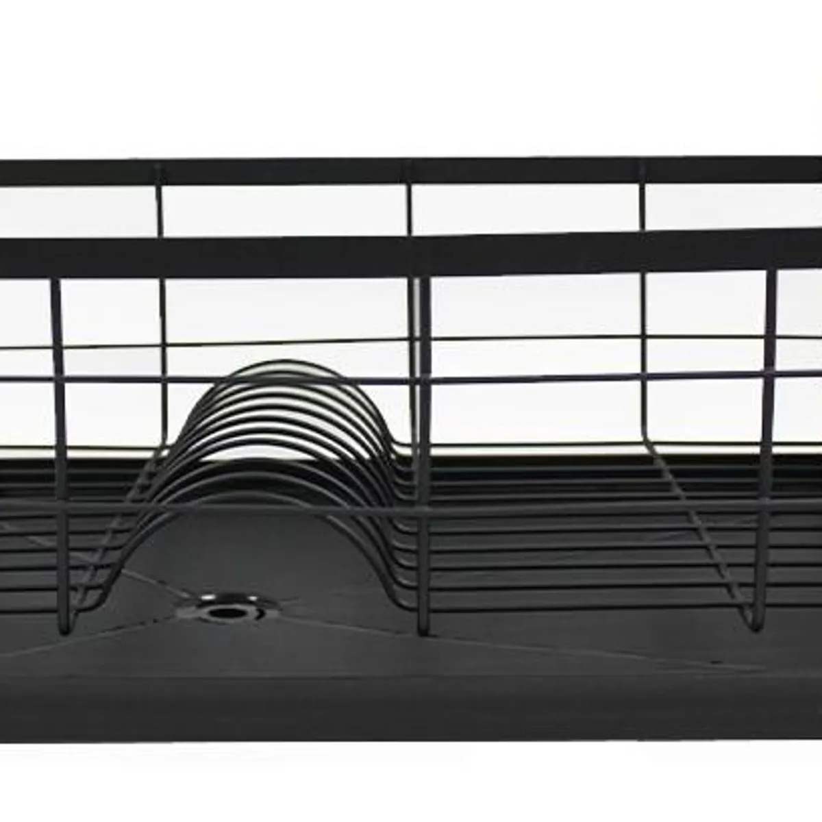 GENERICO - Escurridor de Platos Moderno con Soporte de Madera Elegante