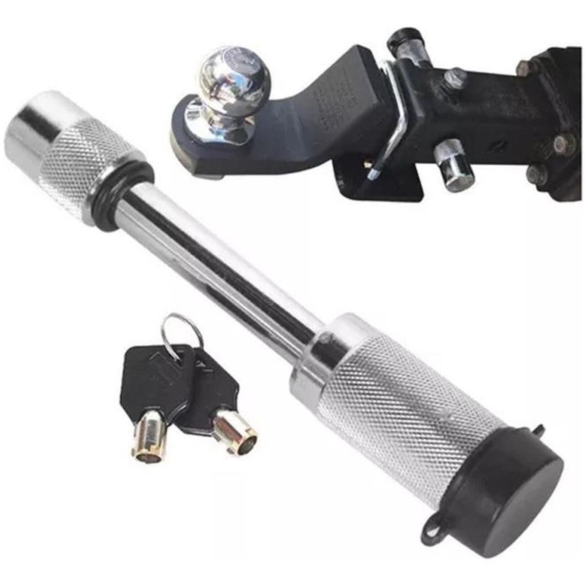 GENERICO - Pasador de Enganche Universal con Llave y Protección Impermeable