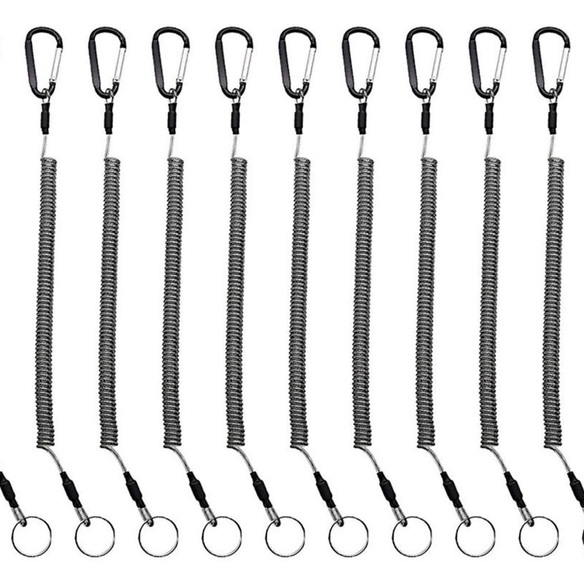 GENERICO - Cuerda de Seguridad de Acero para Herramientas de Pesca 12pcs