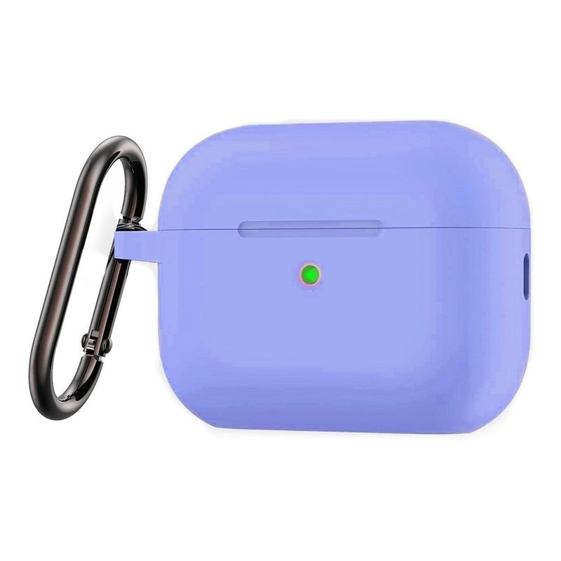 GENERICO - Funda Silicona Antigolpe para AirPods Pro con Gancho Seguro