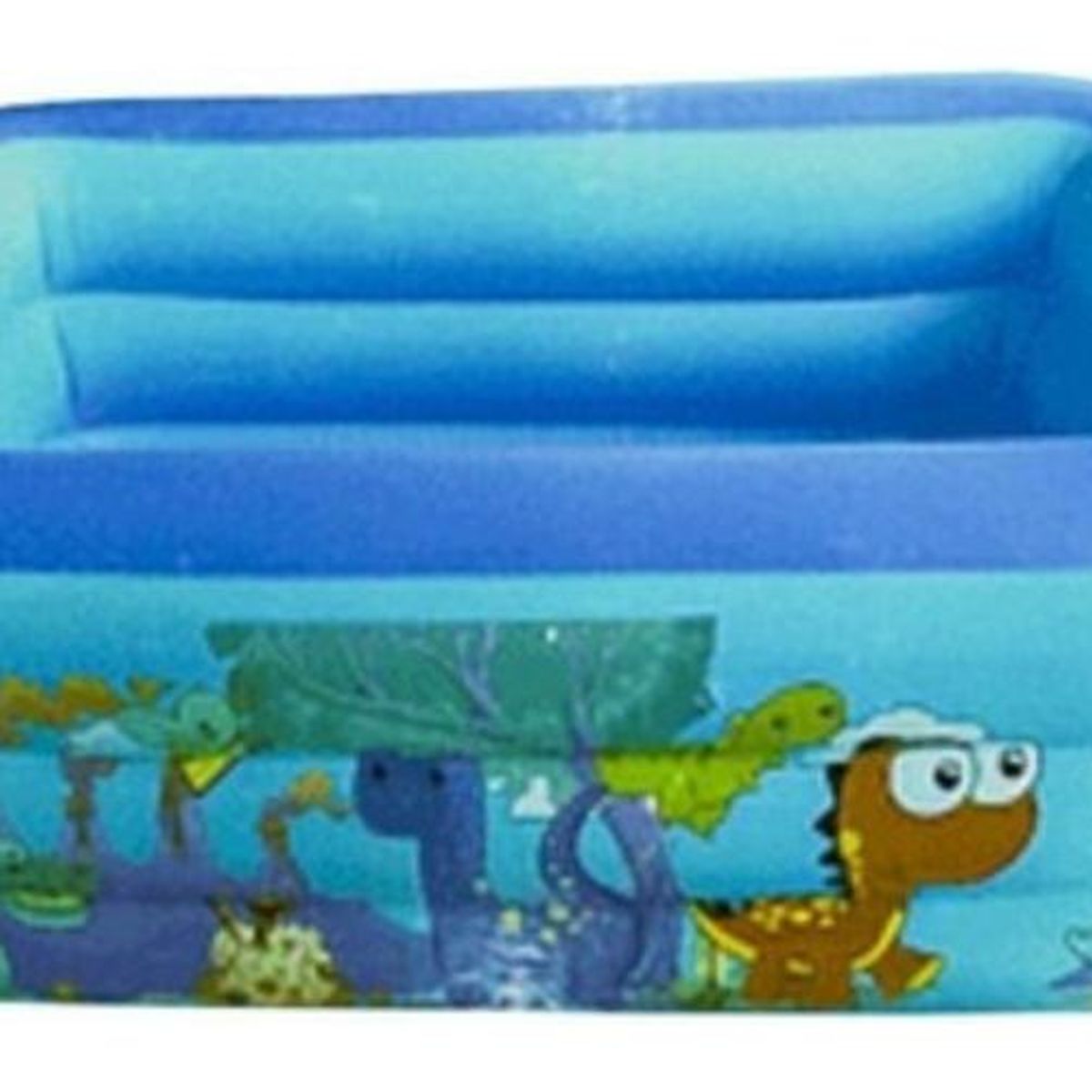 GENERICO - Piscina Inflable Rectangular Azul para Niños de 210 cm