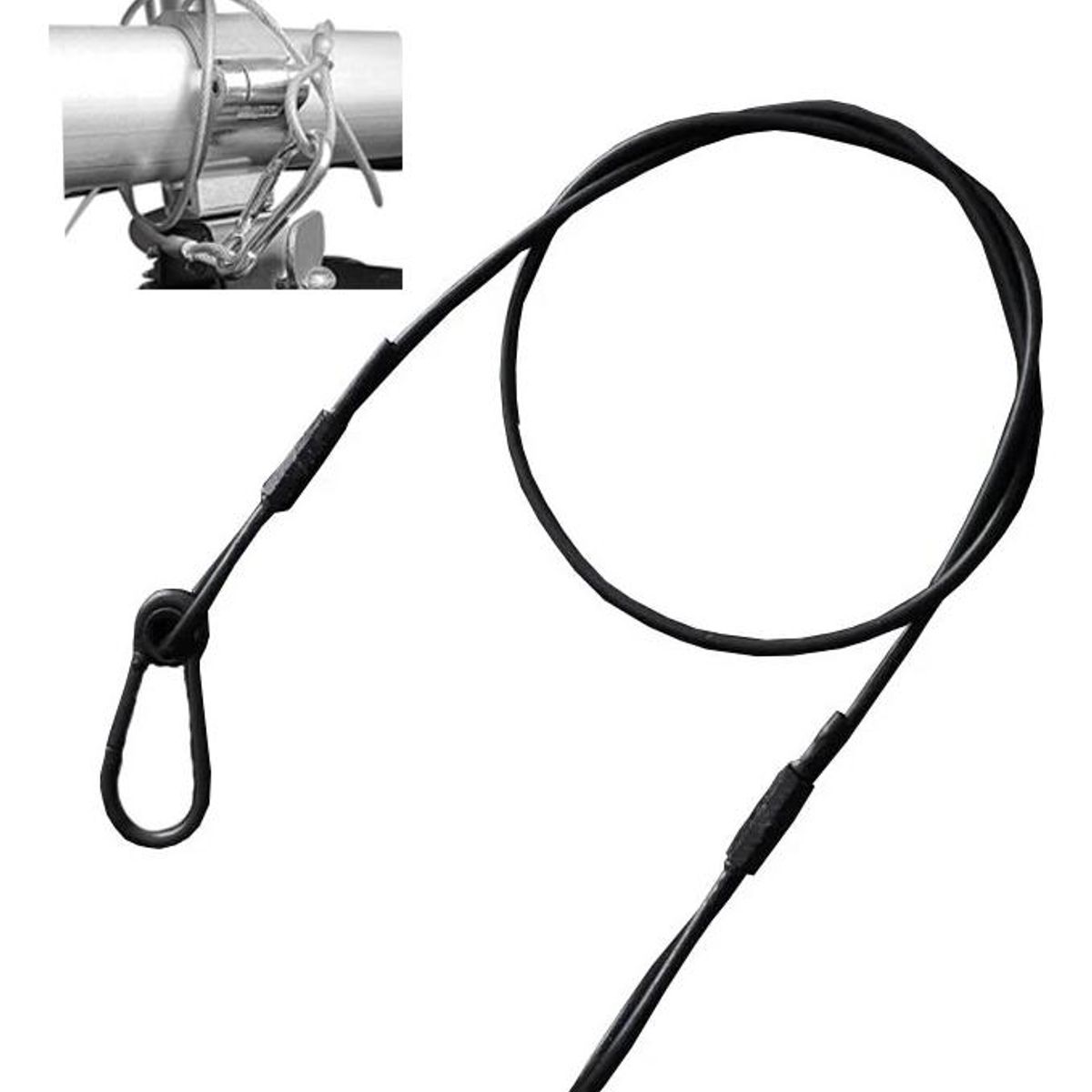 GENERICO - Cable de Acero Recubierto 52kg 15m para Seguridad y Iluminación