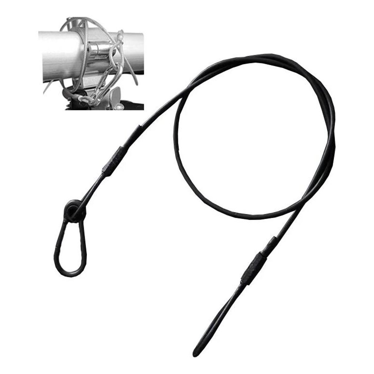 GENERICO - Cable de Acero Recubierto 52kg 15m para Seguridad y Iluminación