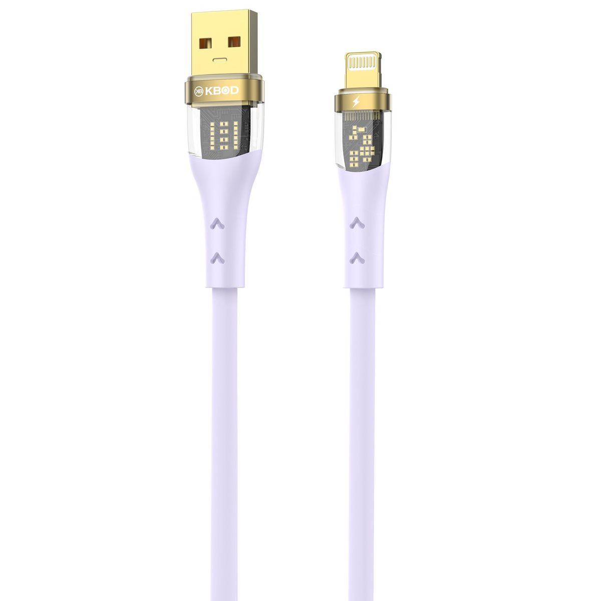 KBOD - Cable Para Carga y Datos Usb Para IP Kbod Cbo75 1 Metro 12W Lila