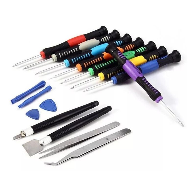 GENERICO - Juego de Destornilladores Precision 16 Piezas Torx Metal 15 cm