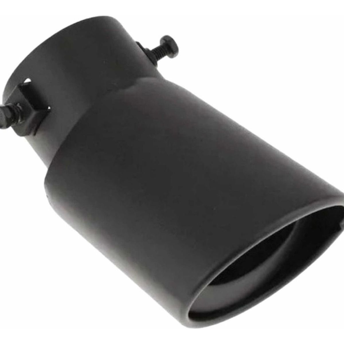 GENERICO - Escape Curvo Universal de Metal para Autos y Camionetas