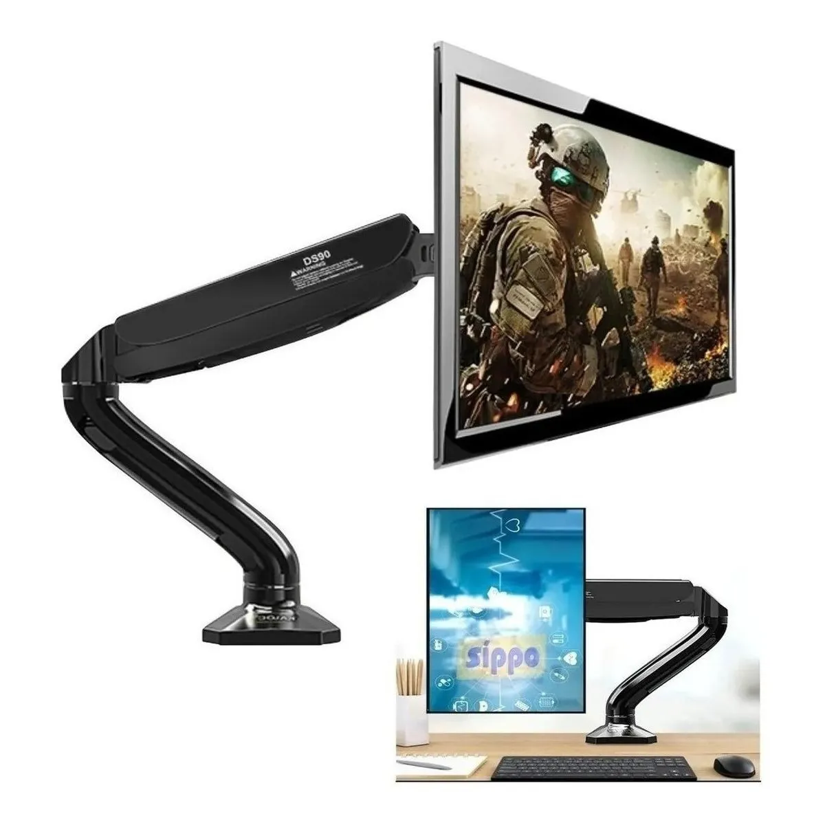 GENERICO - Soporte Articulado para Monitor de 17 a 32 Pulgadas