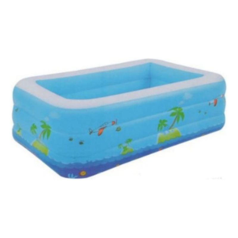 GENERICO - Piscina Inflable Rectangular 150 cm para Diversión Infantil