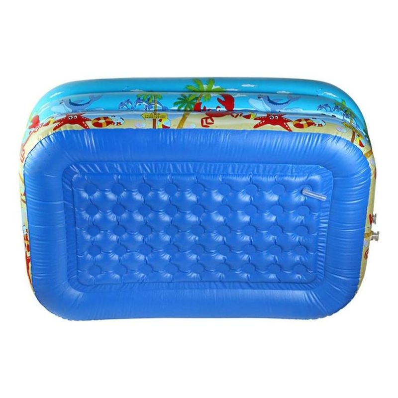 GENERICO - Piscina Inflable Rectangular Acolchada para Niños 130cm