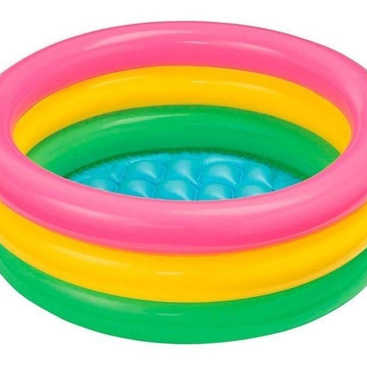 GENERICO - Piscina Inflable para Bebés con 3 Anillos de Colores 86 cm