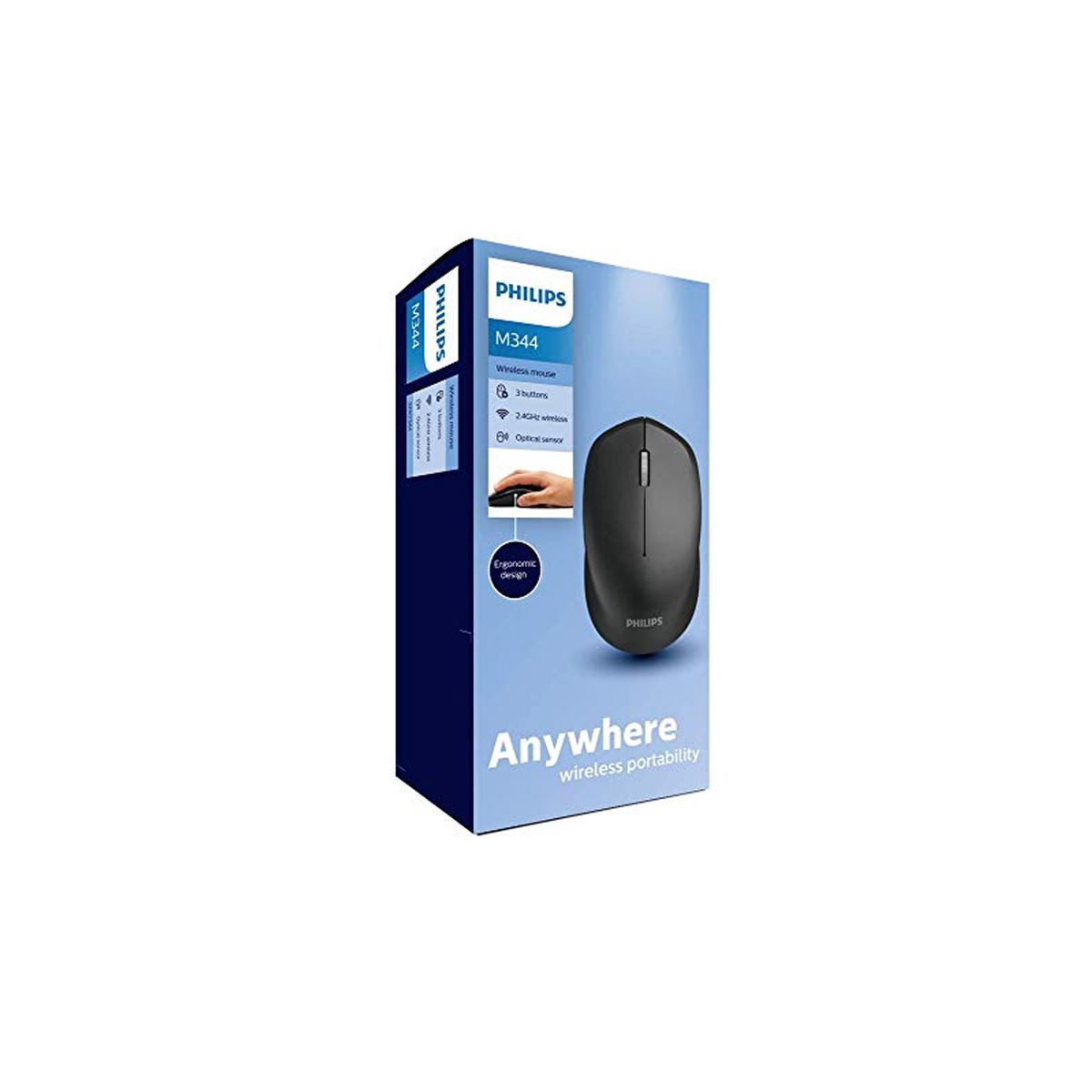 PHILIPS - Mouse Inalámbrico 2.4ghz Philips 300 Series - PS