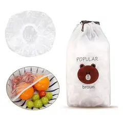 GENERICO - Bolsas Para Almacenar Alimentos Cubiertas Elásticas 100 Und