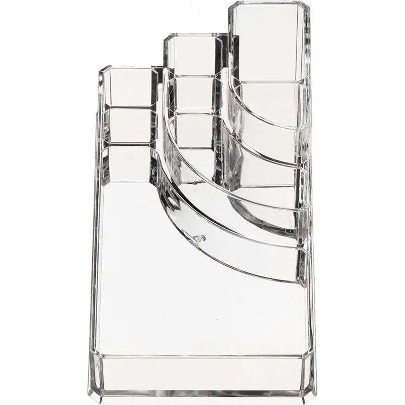 GENERICO - Organizador Acrílico para Labiales y Maquillaje 8 Compartos