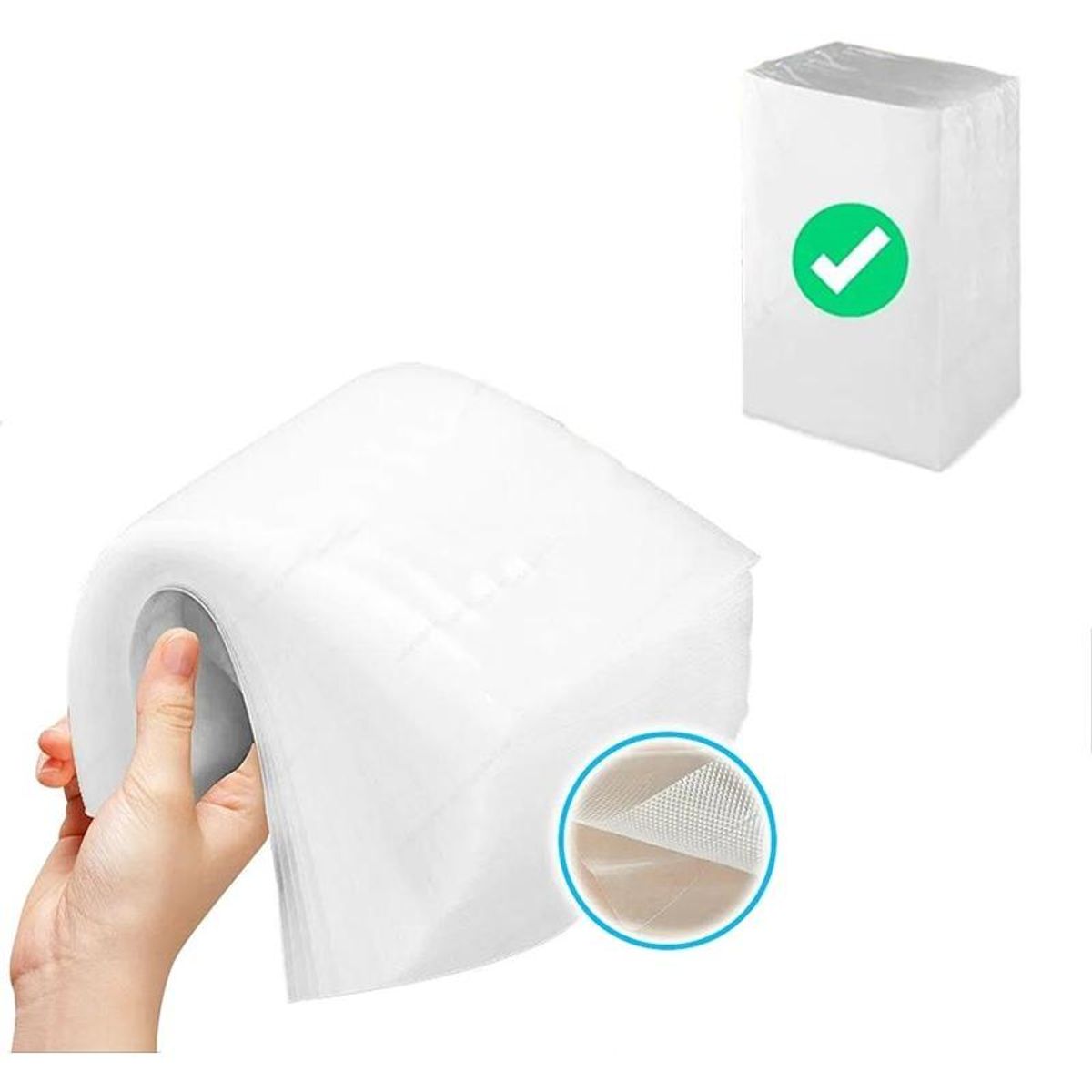 GENERICO - Bolsas Resistentes para Sellado al Vacío 20x30 cm - 100 Unid