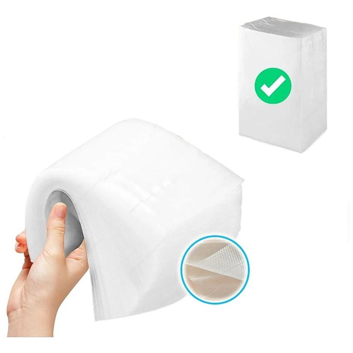 GENERICO - Bolsas Resistentes para Sellado al Vacío 20x30 cm - 100 Unid