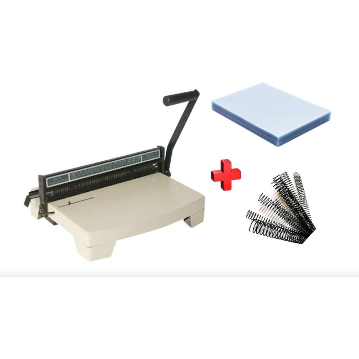 GENERICO - Anilladora manual para encuadernación con espirales Oficio