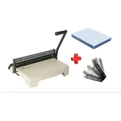 GENERICO - Anilladora manual para encuadernación con espirales Oficio