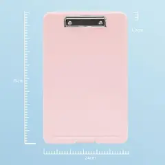 GENERICO - Portapapeles A4 con almacenaje clips y soporte para pluma