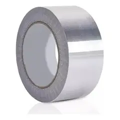 GENERICO - Cinta Adhesiva de Aluminio 50m Resistente a Temperaturas Extremas