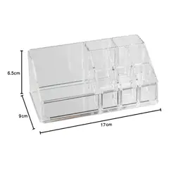 GENERICO - Organizador Acrílico Esencial para Maquillaje y Labiales