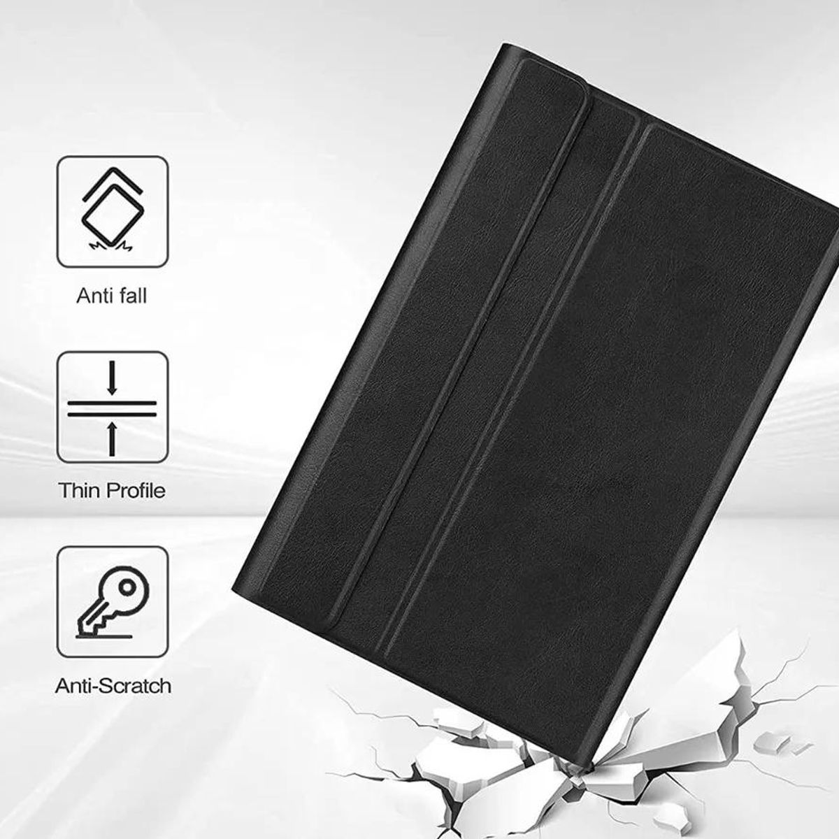 GENERICO - Funda Magnética con Teclado para Samsung Galaxy Tab S9 FE