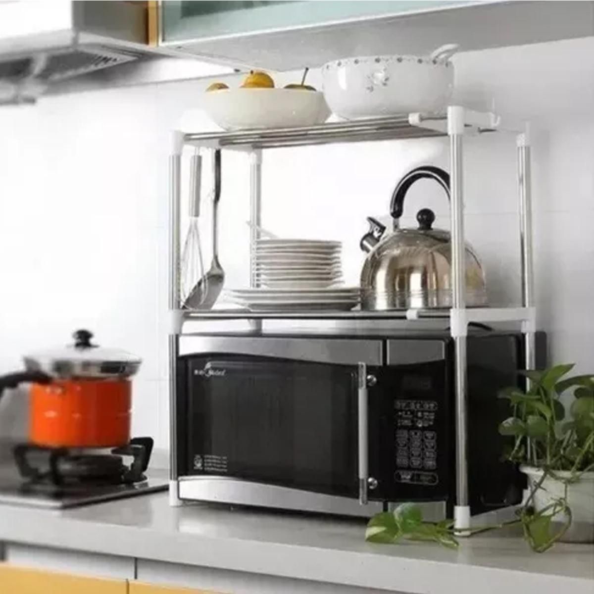 GENERICO - Estante Extensible Multifuncional para Cocina y Baño