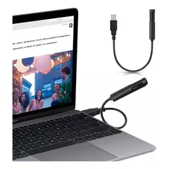 GENERICO - Micrófono USB Profesional Omnidireccional para Grabación