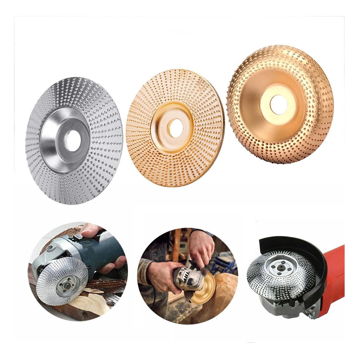 GENERICO - Disco Abrasivo Multiusos para Amoladora en Talla de Madera