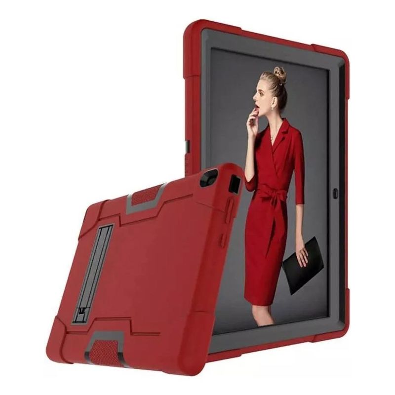GENERICO - Funda Bumper Rojo para Tablet de 101 Pulgadas Nueva