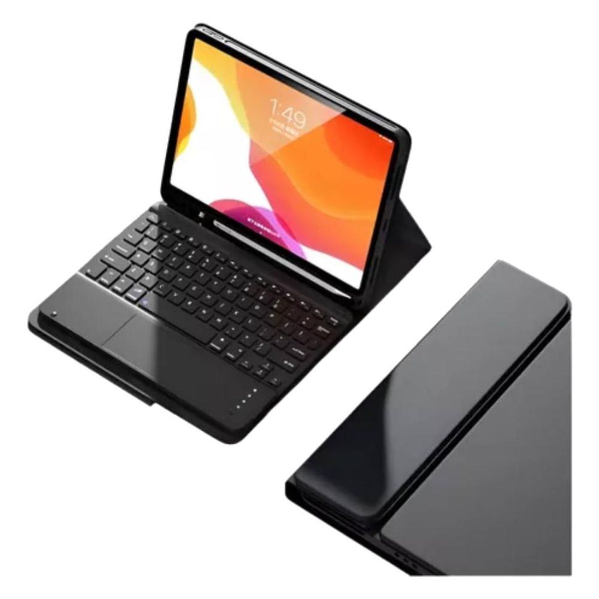 GENERICO - Funda Plegable con Teclado y Touchpad para iPad 109