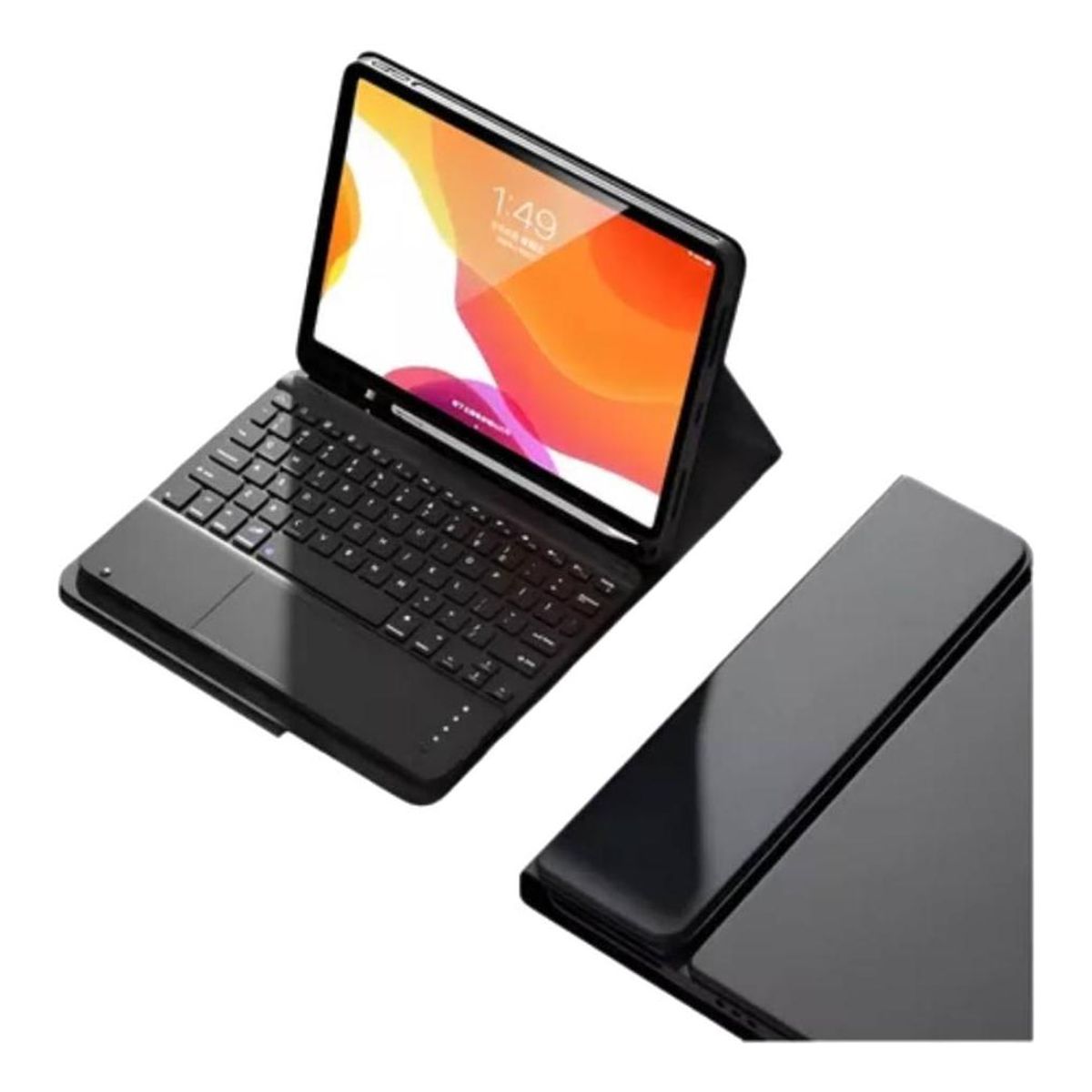 GENERICO - Funda Plegable con Teclado y Touchpad para iPad 109
