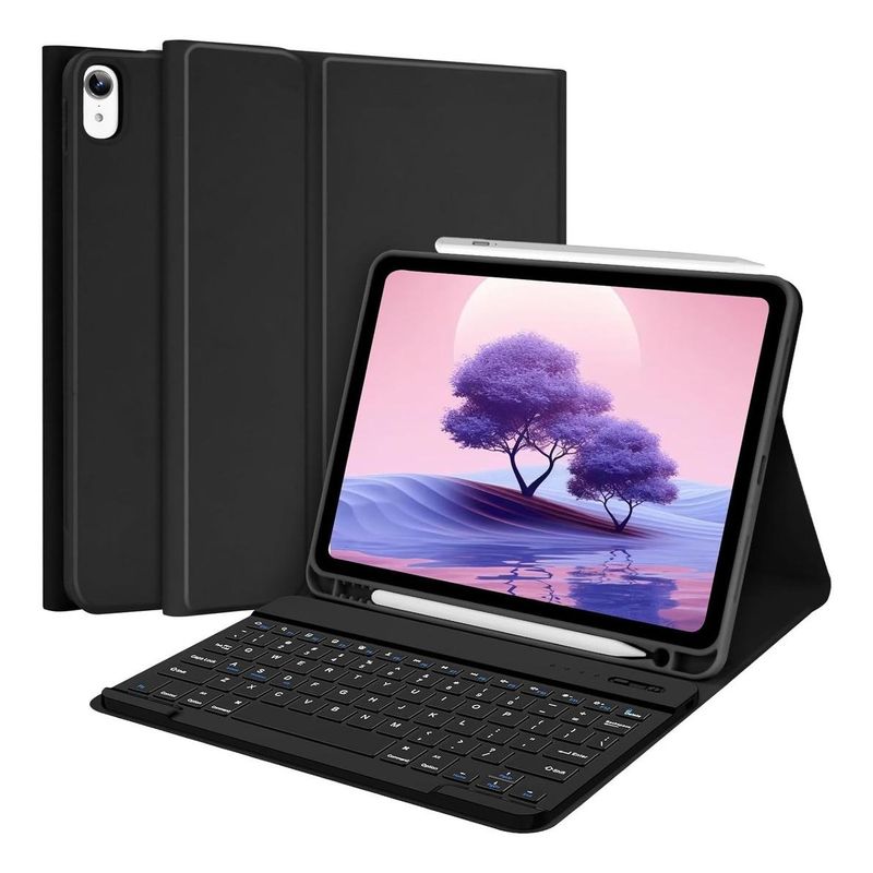 GENERICO - Funda Plegable con Teclado Español y Protección Completa