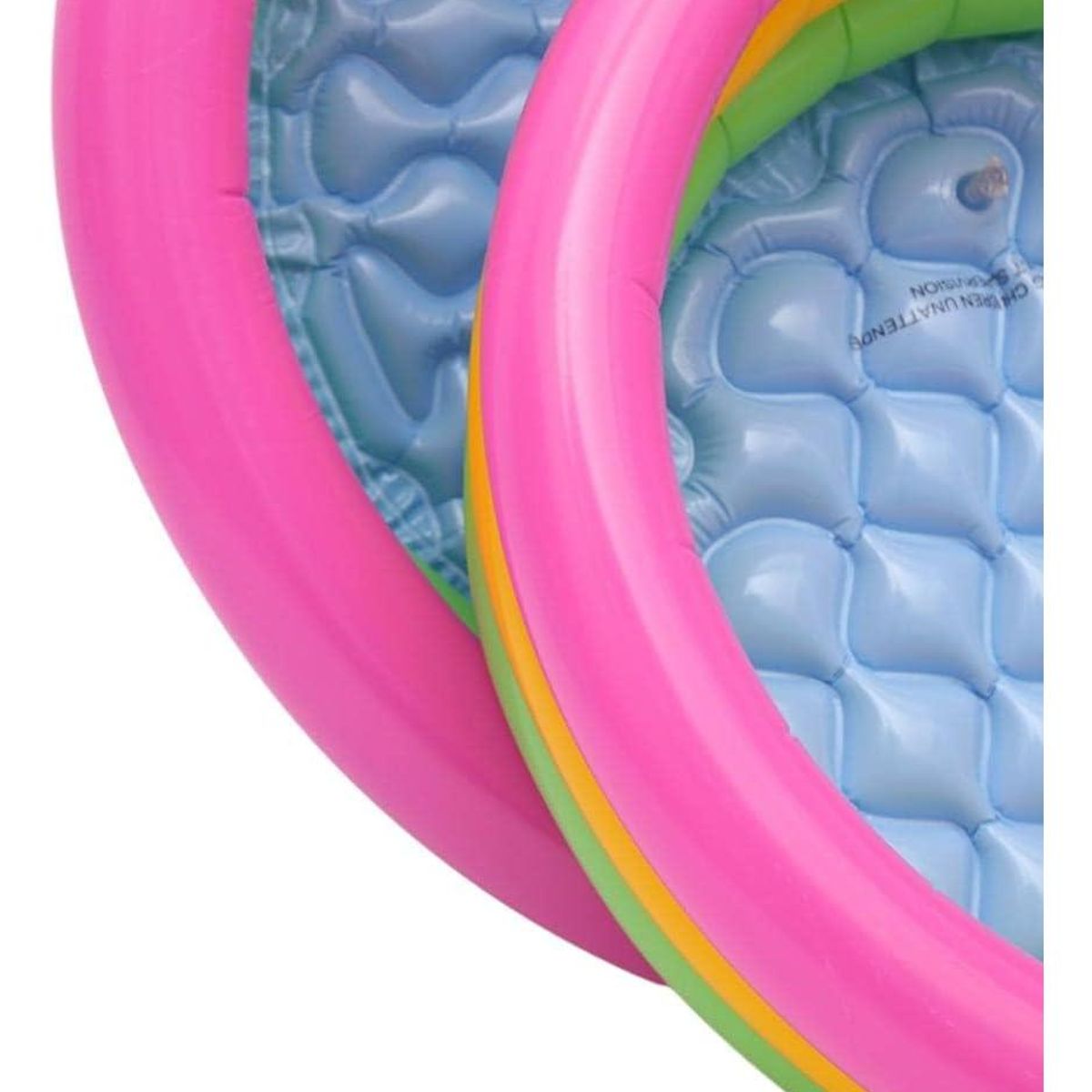 GENERICO - Piscina Inflable Acolchada para Bebés Tricolor de 168 cm